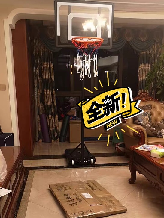 家用篮球架青少年户外幼儿园成人篮球框儿童室...