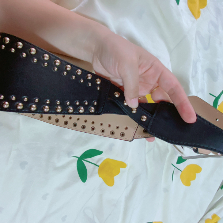 全新太平鸟专柜正品黑色牛皮真皮时尚撞钉铆钉...