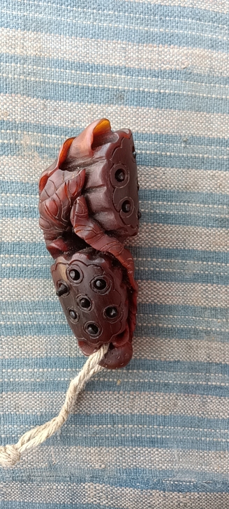 牛角为官清廉把件