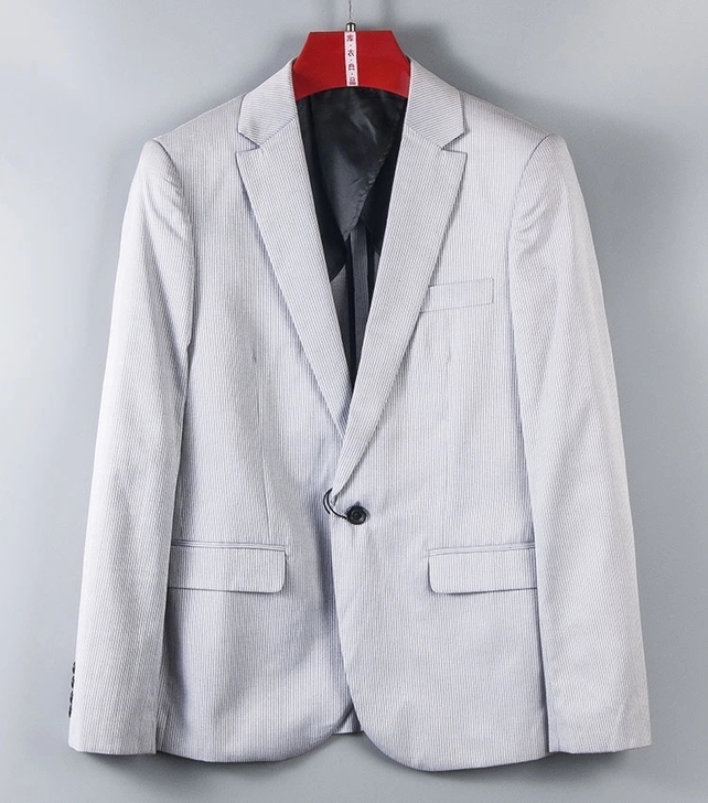 利郎男士薄款单西服初秋新款男外套韩版修身男...