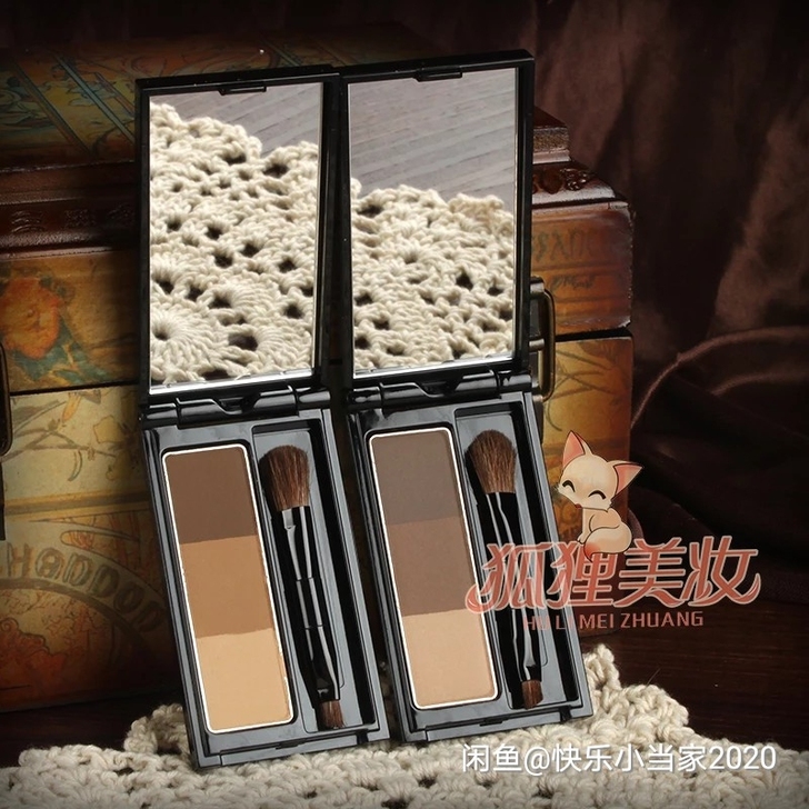 包邮日本嘉娜宝KATE凯朵三色立体眉粉/造...