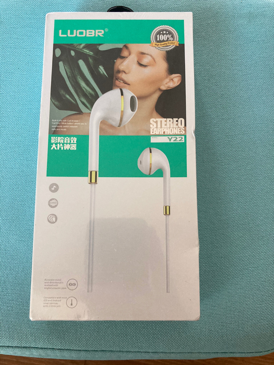 全新耳机，圆头插入