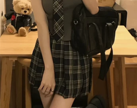 【狂欢价】夏季盐系少女穿搭港风复古chic...