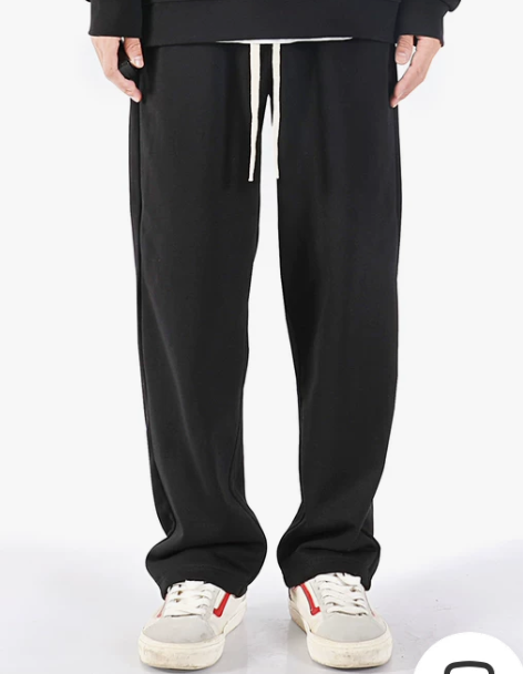 中高腰休闲裤 休闲裤卫裤夏季薄款垂坠感直筒...