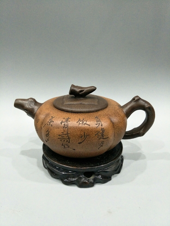 早期王友蘭款紫砂壶，台湾回流老紫砂壶，友兰...