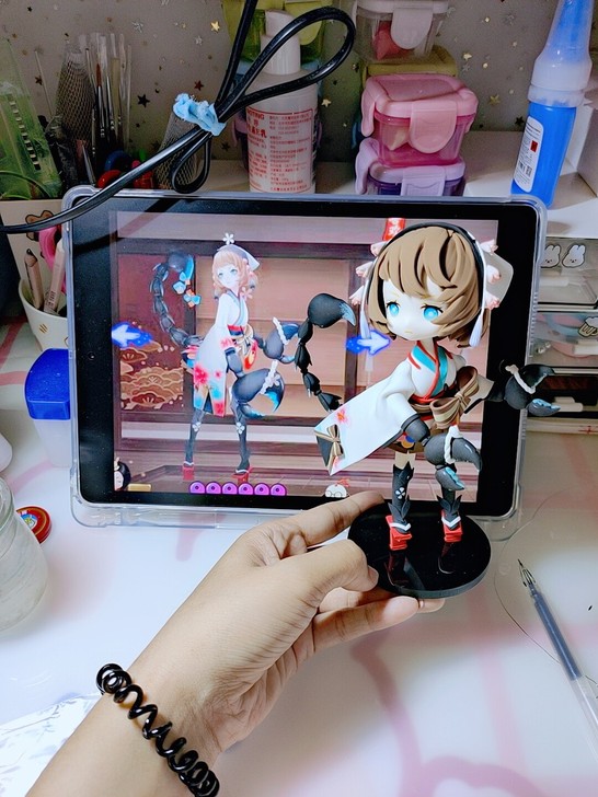 阴阳师蝎女粘土手办客单展示