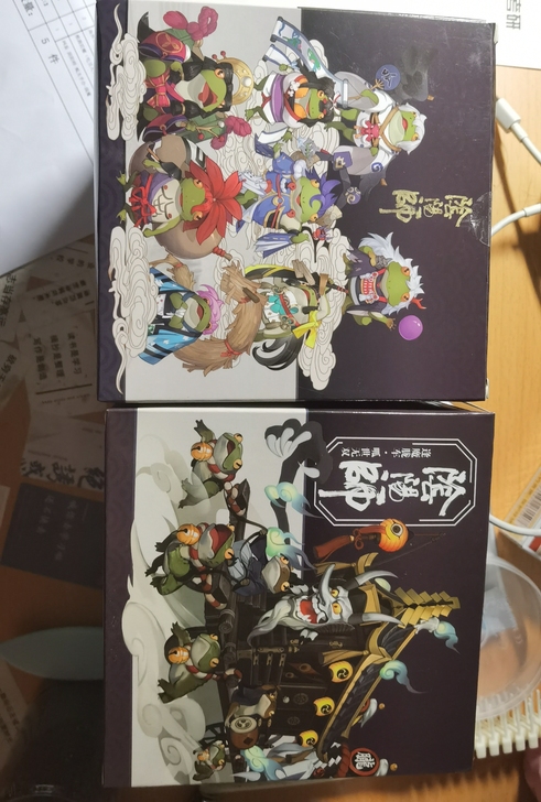 转两个阴阳师呱太手办全新未拆封