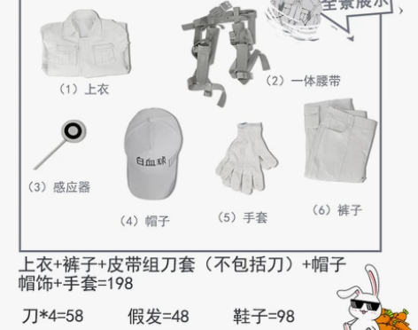 多肉君 工作细胞COS服女红血球红细胞白细...