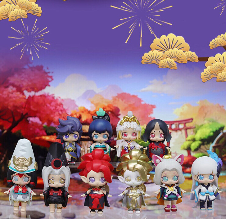 【现货】阴阳师第二弹琪拉宝宝联名盲盒潮玩公...