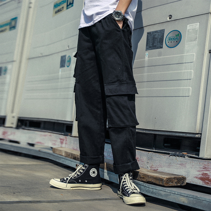 工装裤黑色，全新 休闲裤，s码