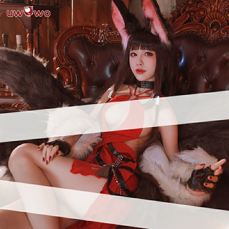 Uwowo悠窝窝碧蓝航线赤城礼装朱絹余醺cosplay服装女