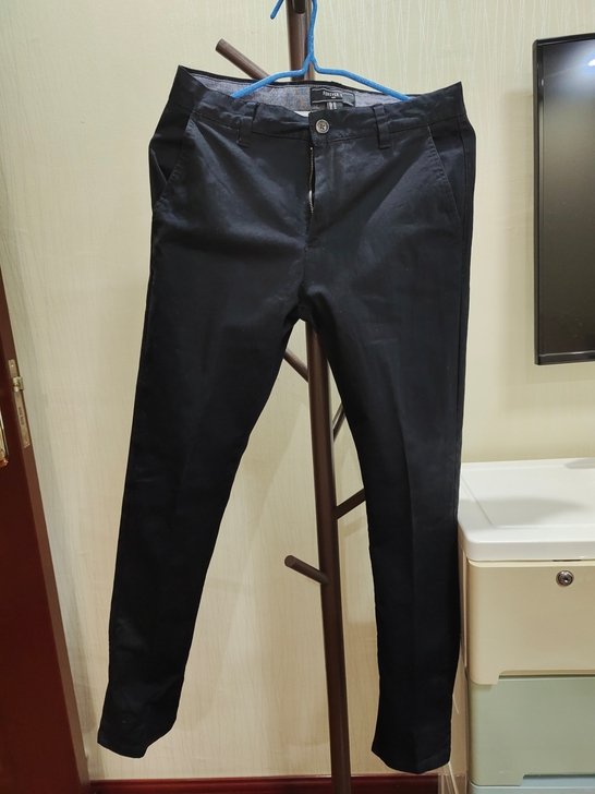 forever21男士休闲裤 修身小脚