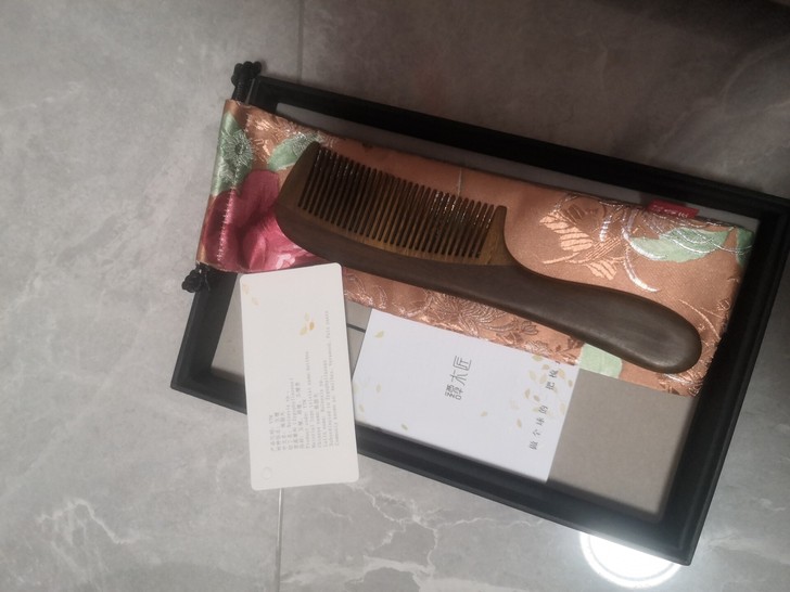 谭木匠玉檀梳子,YHYTM0201,合木工...