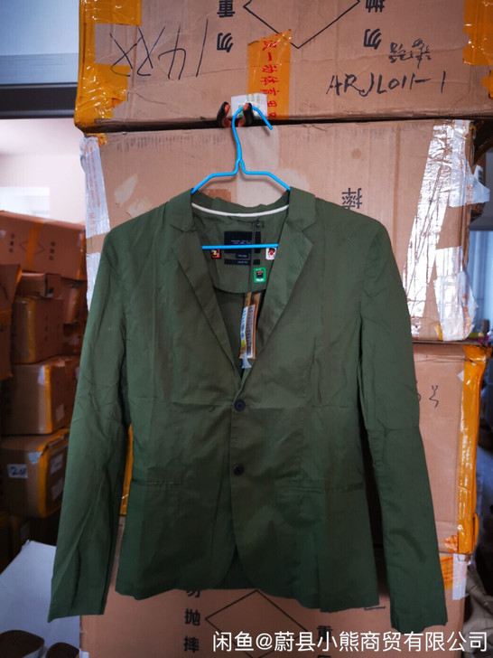 春夏薄款男单西服库存杰克琼斯男西装薄款适合...