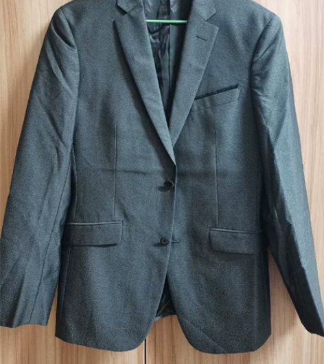 九牧王男士西服，灰色，尺码170/92A，...