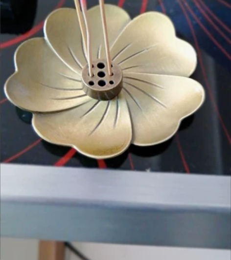 九龙香插盘香插香座家用室内线香炉黄铜香薰炉...