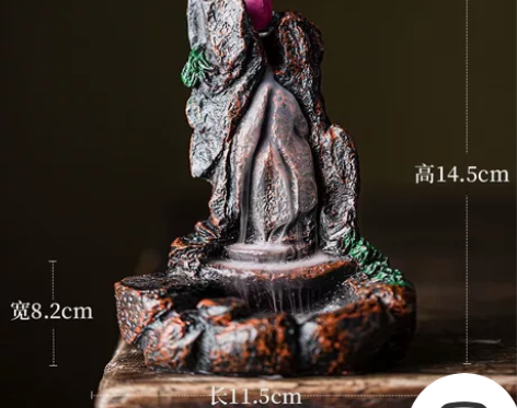 【买香送香薰炉】天然倒流香薰炉塔香家庭室内...