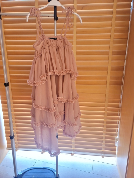 豆沙色蛋糕裙，颜色很美很仙很有气质 显白！...