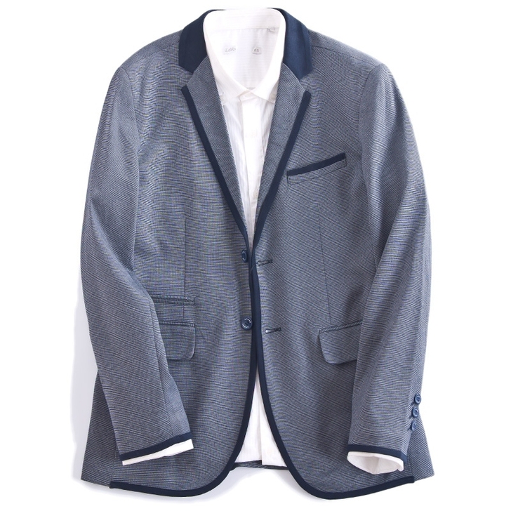 利郎男士春秋四季款男装商务休闲针织面料修身...