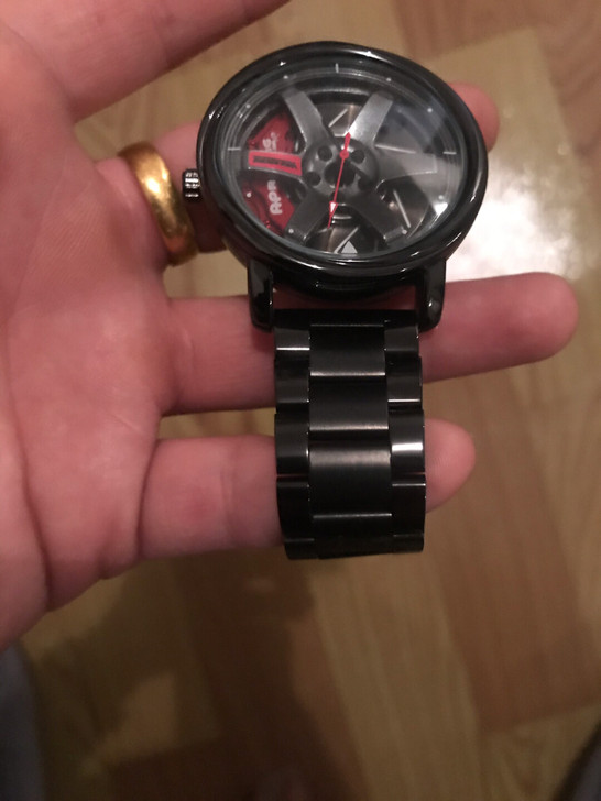 个人闲置TE37轮毂手表，真轮毂样式立体感...