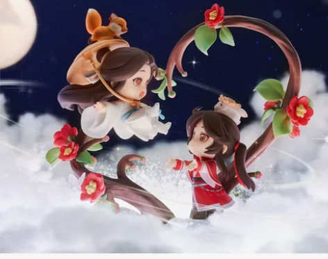 天官赐福手办花城谢怜入你心间Q版手办 半退...