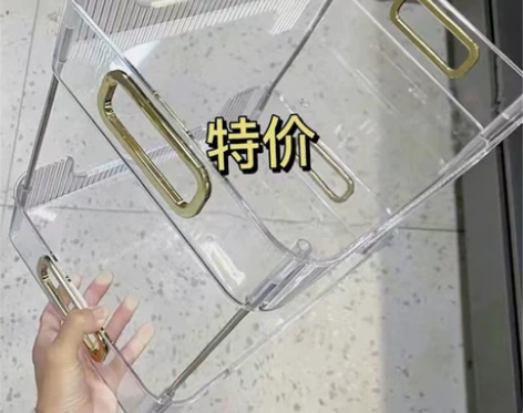 店不开了，两层35.9元透明储物箱可叠加桌...