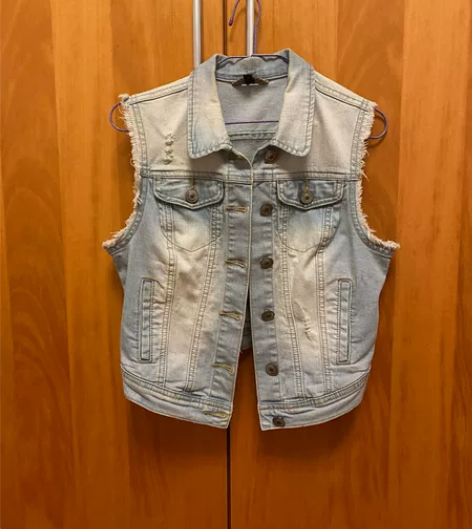 La Chapelle 女士牛仔背心，S号...