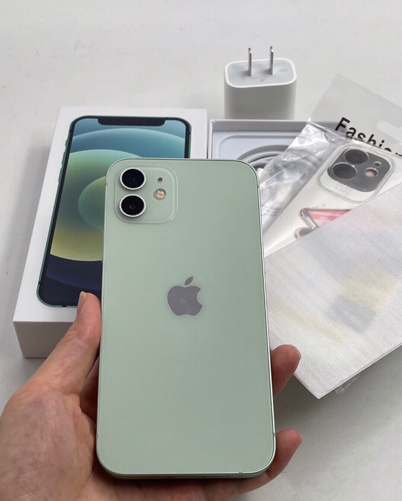 个人自用一手苹果12  绿色 。99新，内...