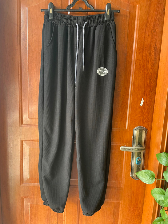 全新 华夫格休闲裤