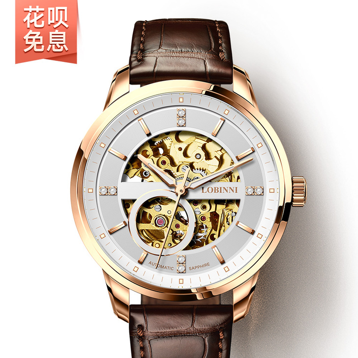【狂欢价】罗宾尼全自动机械手表2019潮名...