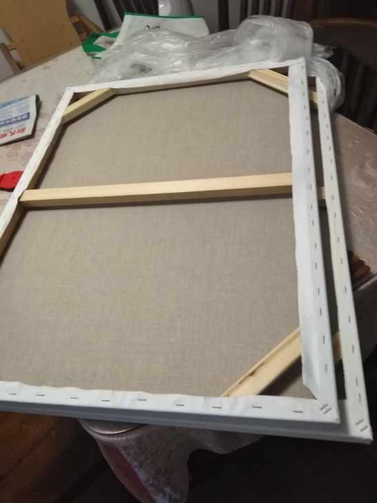 油画框6块60*80的尺寸亚麻