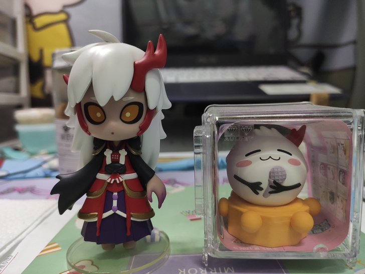 阴阳师 茨木手办 miniso奥迪双钻。有...