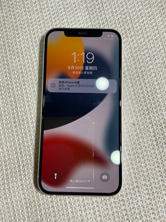 苹果12 国行,白色,128G无拆无修...