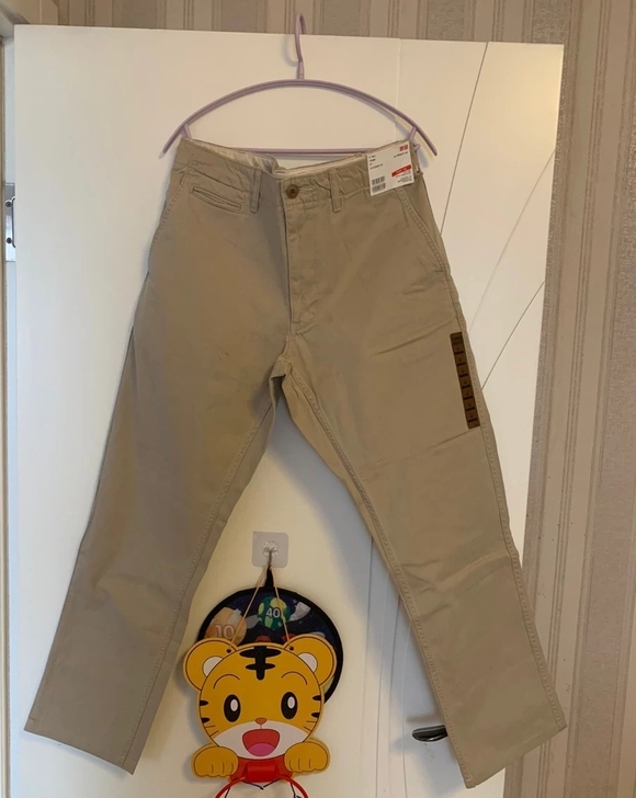 优衣库男L，卡其裤休闲裤，全新