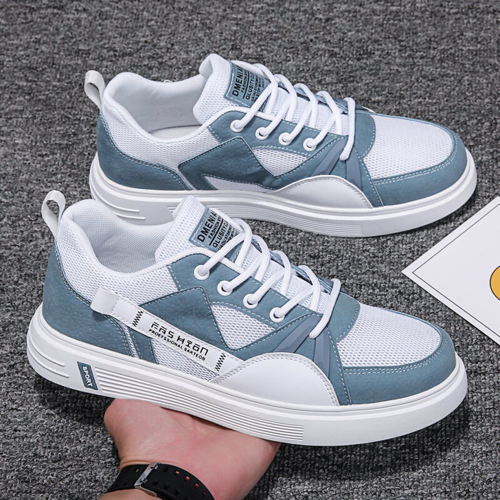 男鞋子2021新款夏季网红休闲小白板鞋男韩...