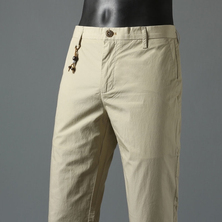 【高档牛货】男裤直筒百搭西裤男休闲裤长裤夏...