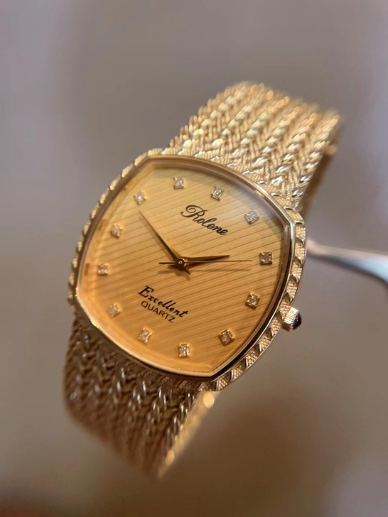 rolene  vintage钻石腕表 九...