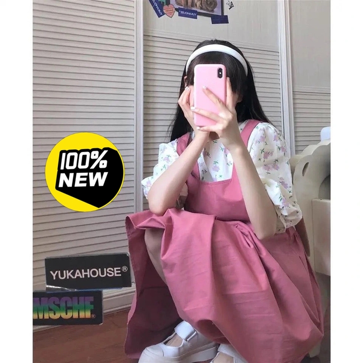 【特价包邮】单/夏季新款韩版小清新宽松背带...