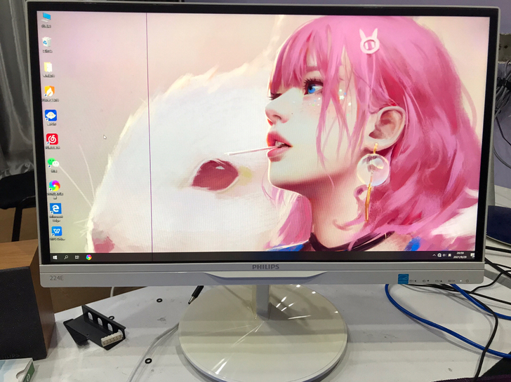 飞利浦22寸高清显示器22e45电脑显示屏...