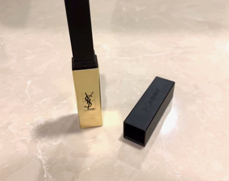 ?YSL圣罗兰细管纯口红 小金条复古正红2...