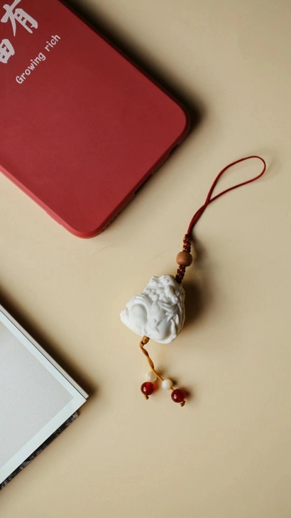 鹿角【貔貅抱球】挂件