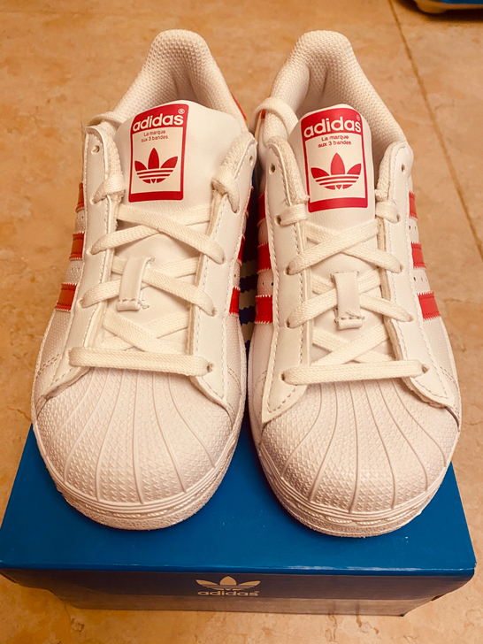 阿迪达斯三叶草贝壳鞋女童鞋休闲鞋板鞋