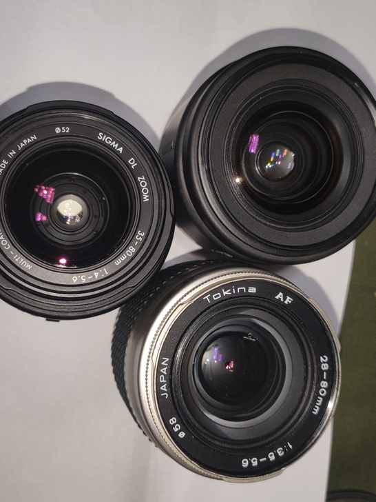 三个镜头打包出  都有瑕疵