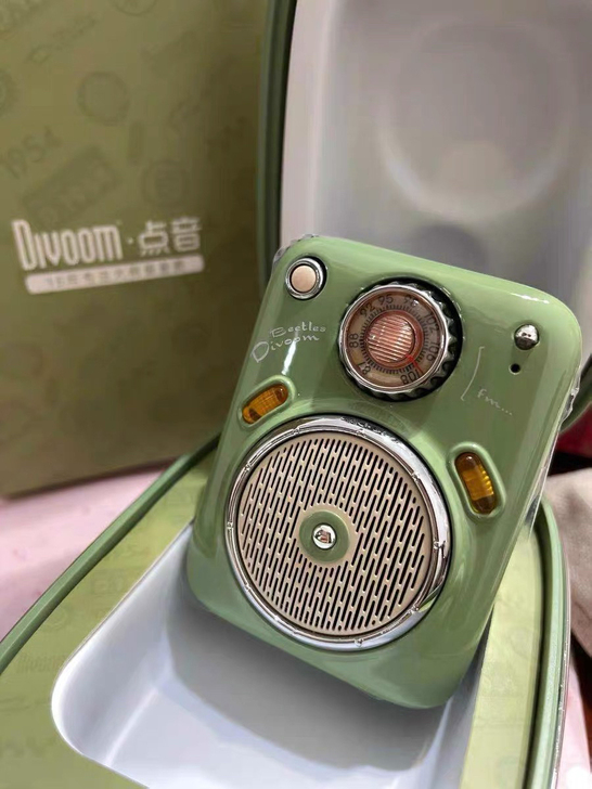 Divoom点音甲壳虫音箱蓝牙智能低音炮迷...
