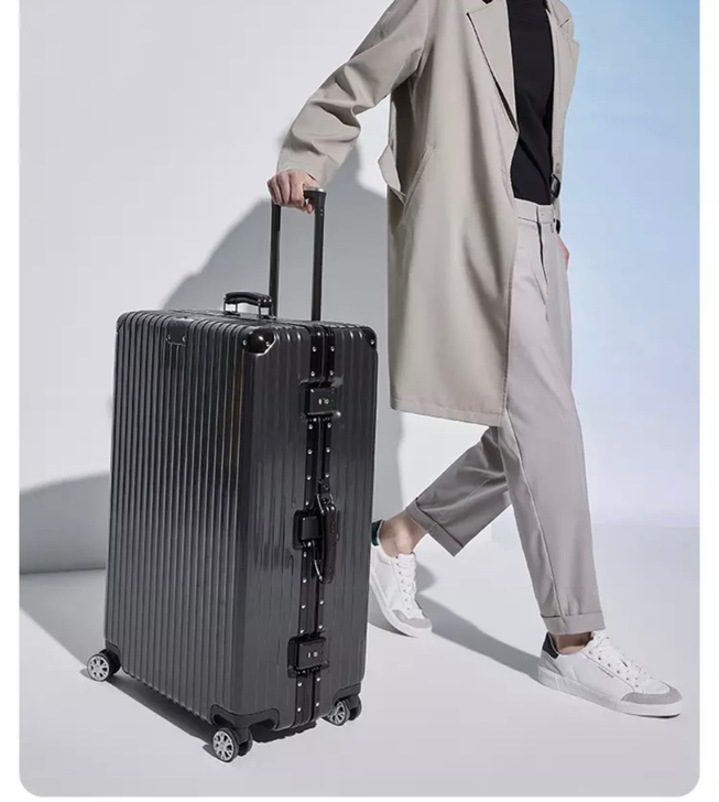 网易严选经典托运铝框拉杆箱