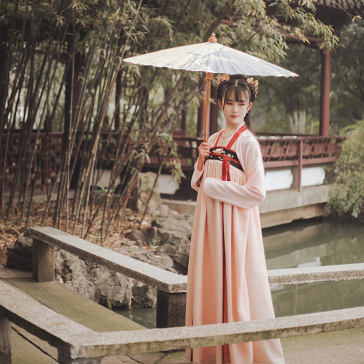 池夏菩提: 不归 原创改良汉服唐制齐胸襦裙...