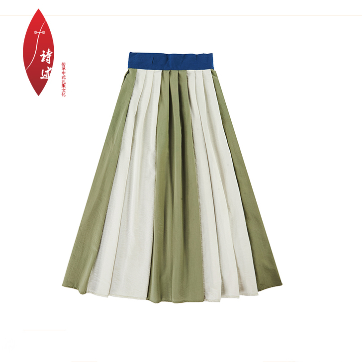 诗迹晋襦[柳上春风]魏晋交领襦裙汉服非古装...