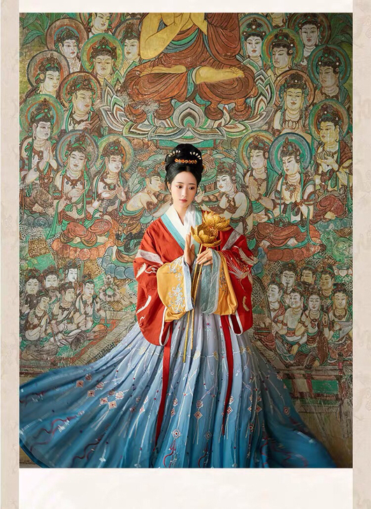 花朝记出租  琼羽 洛神赋图魏晋汉服出租 ...