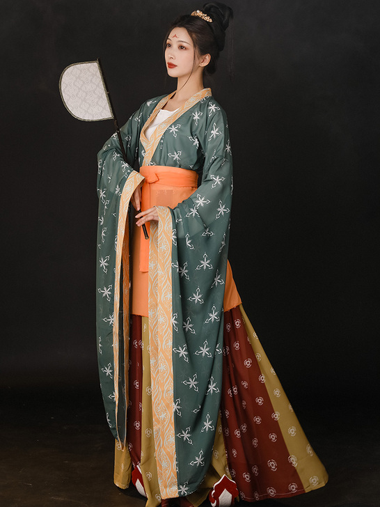 汉庭记原创汉服女【棠音】魏晋南北朝交领大袖...