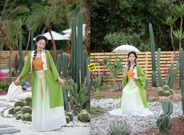 杉梅原创汉服【时令】明制合领衫女半袖长衫齐...